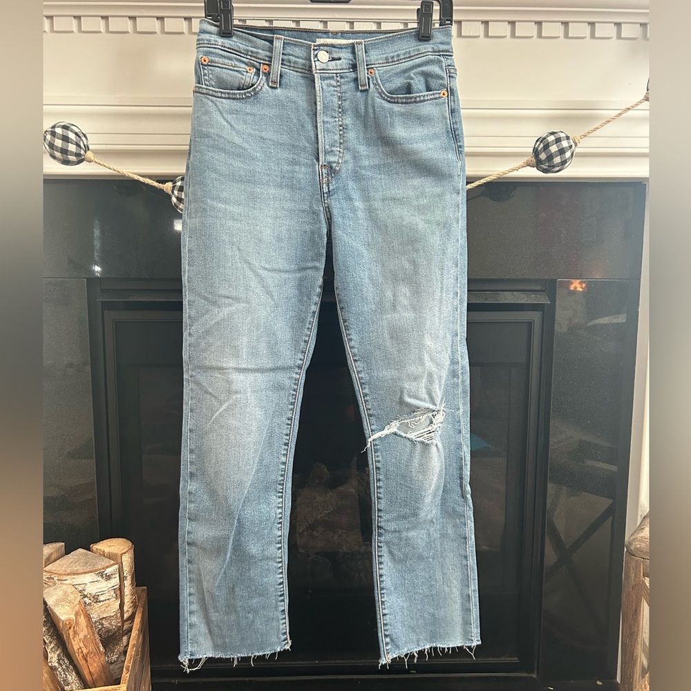 Levi Wedgie Straight Jeans